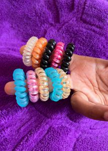 Hair Coil Ties - Pack of 9