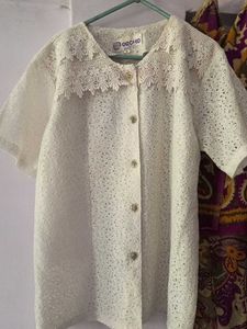 Vintage Lace Blouse - Made in Indonesia