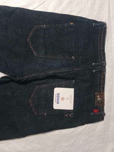 Stylish Dark Wash Denim Jeans