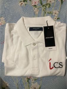 Jack & Jones White Polo Shirt