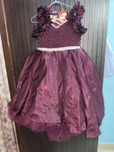 Girls Heavy Partywear Gown for 8-9 year girl