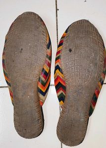Vibrant Chevron Flat Sandals