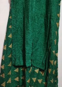 Green Anarkali Long Kurti For Girl &amp; Women 36 Bust