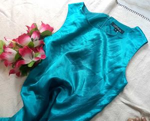 Elegant Teal Maxi Dress
