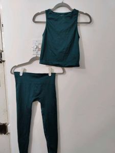 Bottle Green Activewear Set