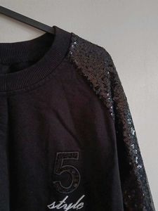 Sparkly Sequin Sleeve Top
