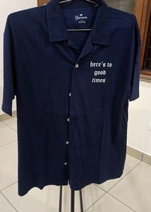 Dark Blue Short Sleeve Shirt