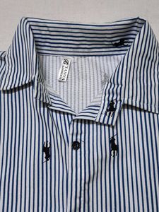 Blue Stripped Off'ice shirt