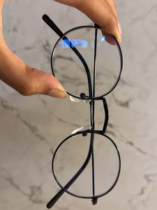 Round Black Frame Glasses