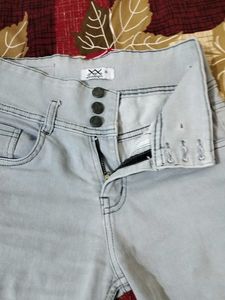 Light Wash Denim High Waisted Shorts