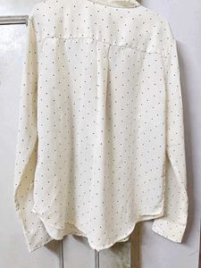 United Colors of Benetton Chic Polka Dot RuffleTop