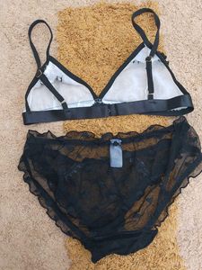 Sheer Bra &amp; Panty Set