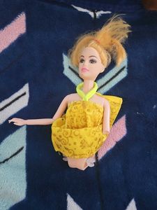 Yellow Dress Doll Toy
