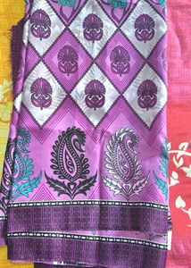 ｡⁠*⁠♡ elegant purple Saree⁠｡⁠*⁠♡💜