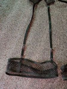 Black Fishnet Garter belt