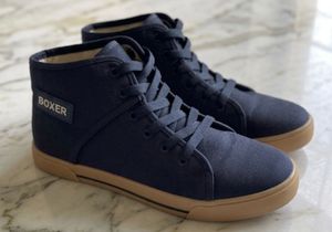 BOXER High-Top Canvas Sneakers 👟