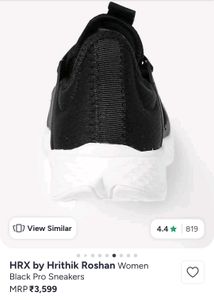 HRX by Hrithik Roshan Black Pro Sneakers