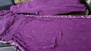 Elegant Purple Kurta Set