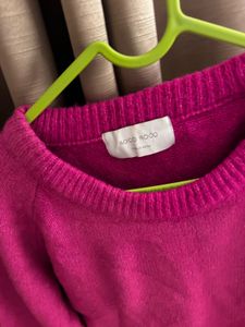 Pink Knitted Sweater