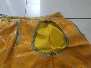rajputi poshak Yellow Lehenga Choli Set