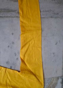 Men's Yellow Kurta with White Pajama