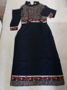 High Neck Branded Kurti Georgett