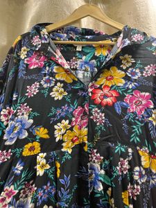 Floral Print Midi Dress