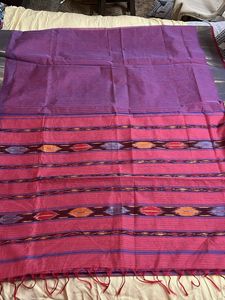 Full falls done cotton saree