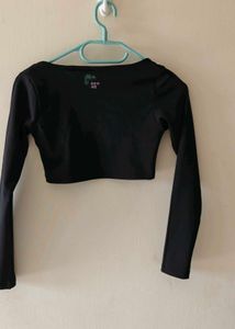 Long Sleeve Crop Top