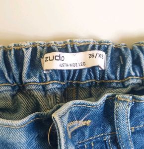 Blue Denim Cargo Pants 👖