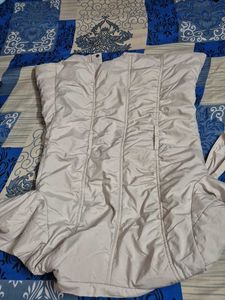 Stylish Women's Beige Utility Jacket