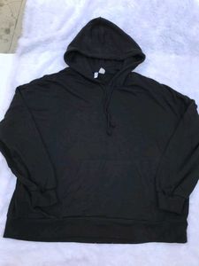 H&amp;M Oversized Black Hoodie