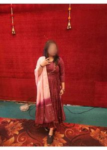 Elegant Maroon Kurta Set with Dupatta