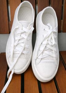 Classic White Canvas Sneakers 🤍