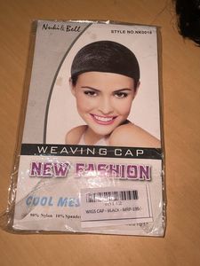 Gents Black Wig With Weaving Cap