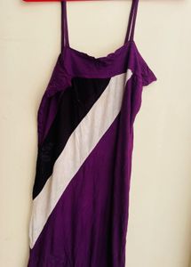 Stylish Purple Bodycon Mini Dress