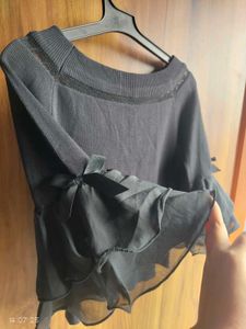 Cute Black Bow Top