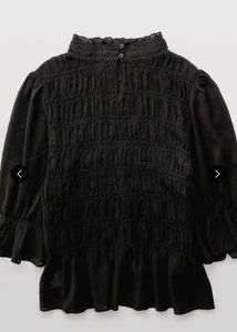 American Eagle Outfitters Smocked Puff Sleeve Top
