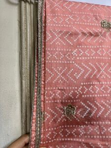 Beautiful Peach Suit with Intricate Work