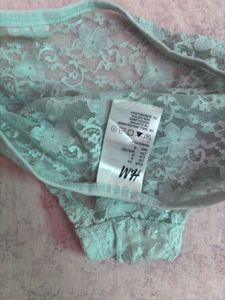 Mint Green Lace Bra &amp; Panty Set