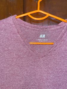 Slim Fit V Neck Tshirt