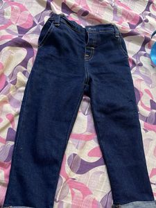 Classic Dark Wash Denim Jeans for Kids