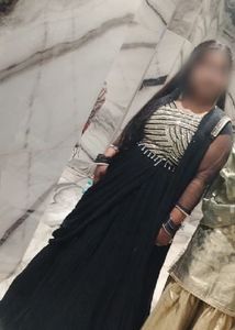 Elegant Black Embellished Gown