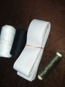 Sewing Supplies: Elastic Band & Threads