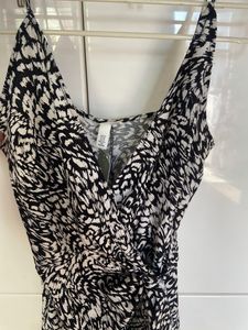 H&amp;m Chic Black &amp; White Wrap Dress