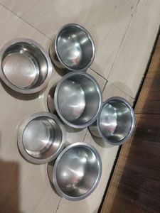 Set of 6 Stainless Steel tapeli