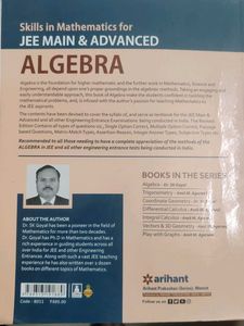 Algebra for JEE Main &amp; Advanced
