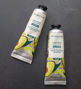 The body shop avocado hand cream combo