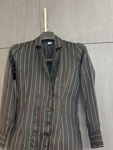 Striped Blazer Dress