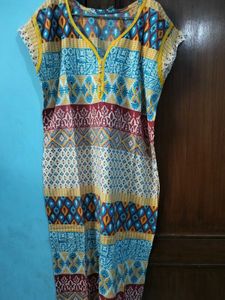 Colorful Print Dress